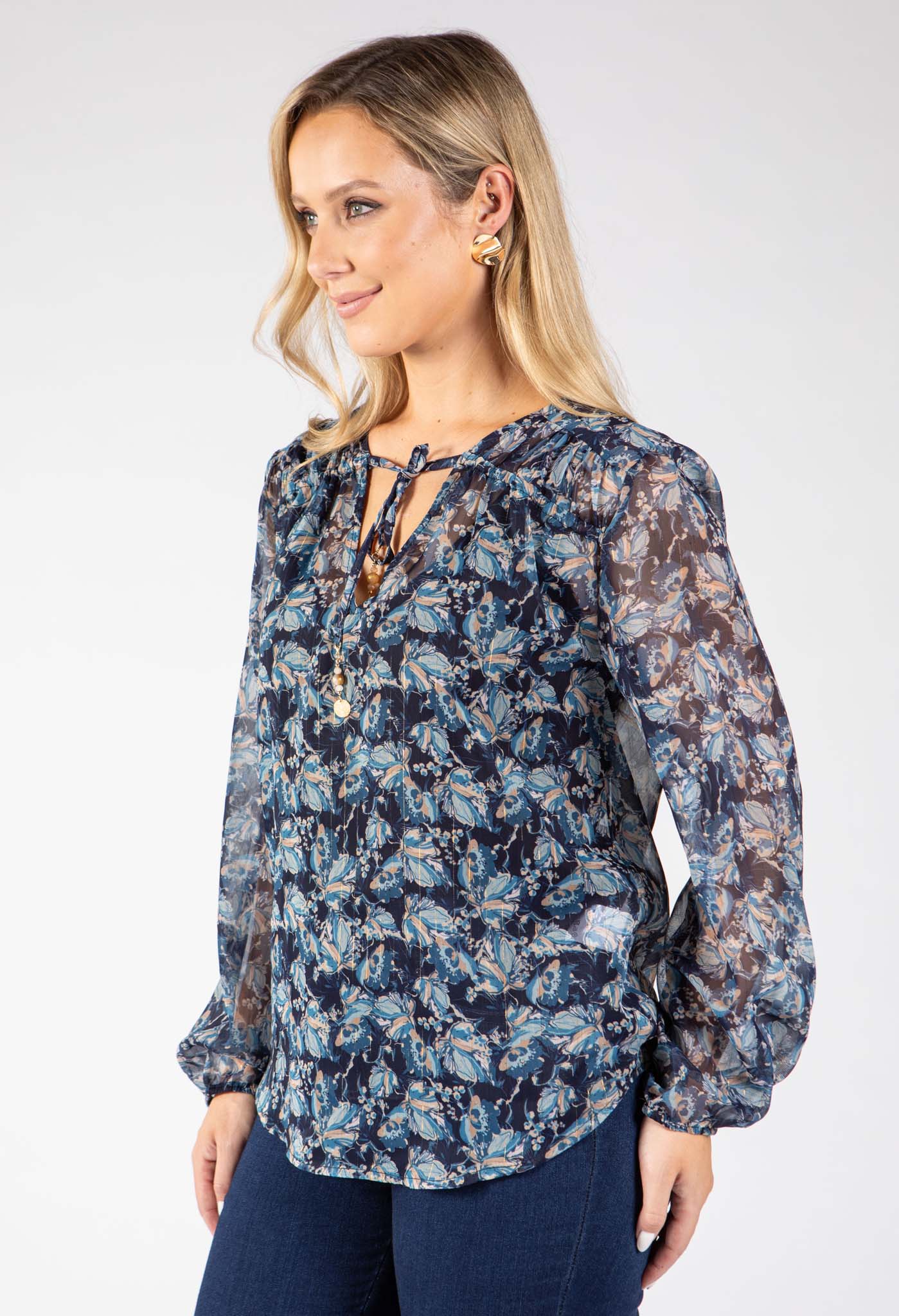 Quinoa Floral Blouse