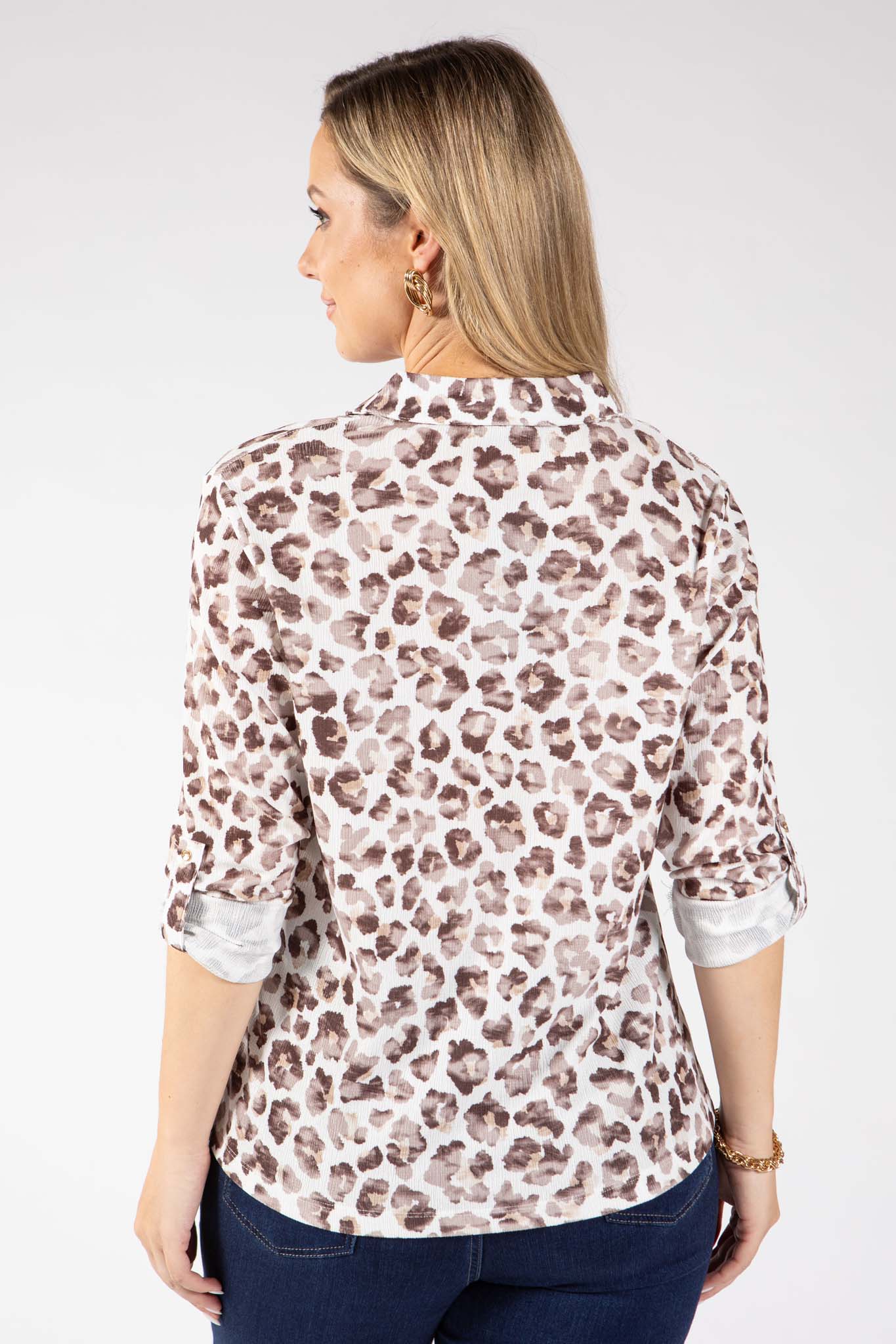 Mado Leopard Print Blouse