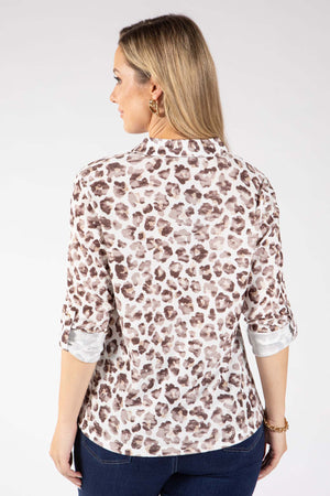 Mado Leopard Print Blouse