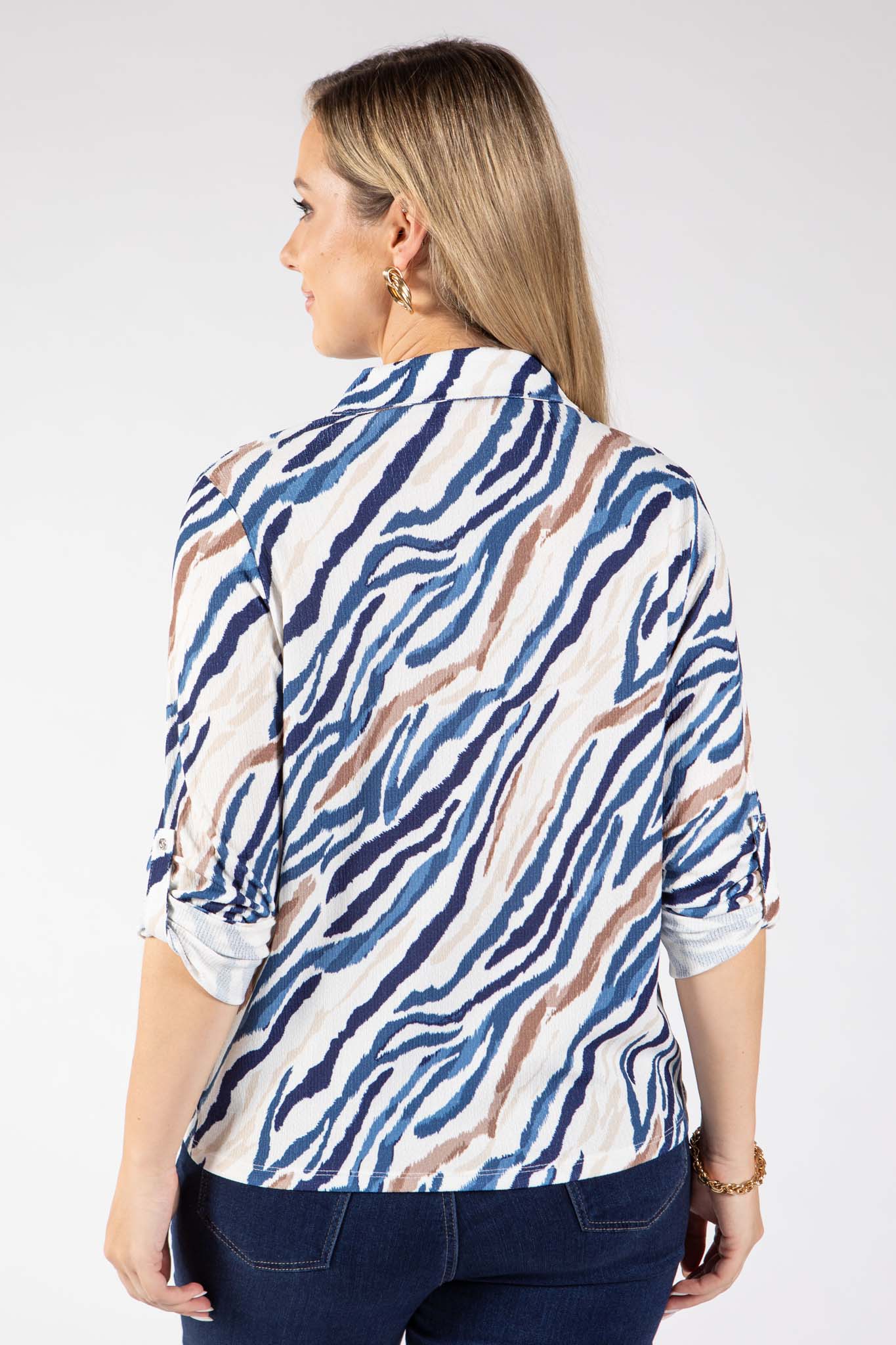 Kigali Zebra Print Blouse