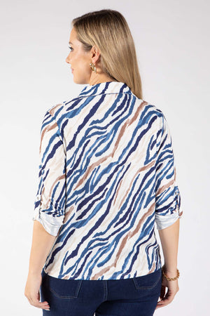 Kigali Zebra Print Blouse