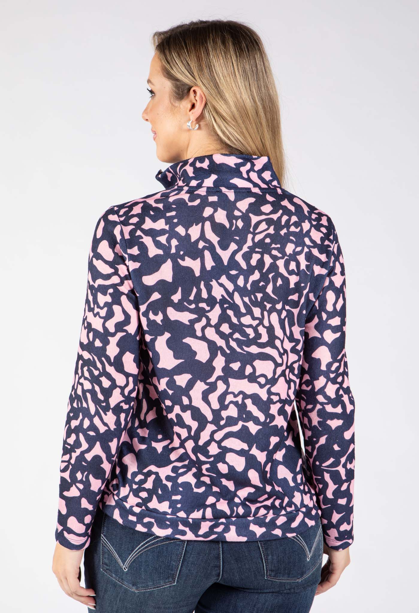 Riki Half Zip Knit Top