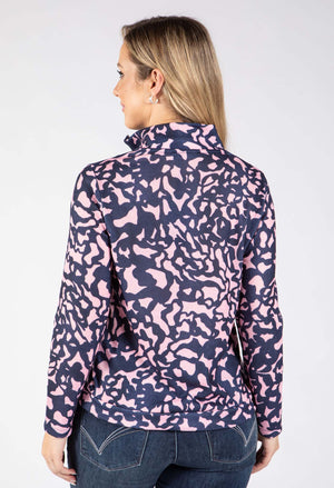 Riki Half Zip Knit Top
