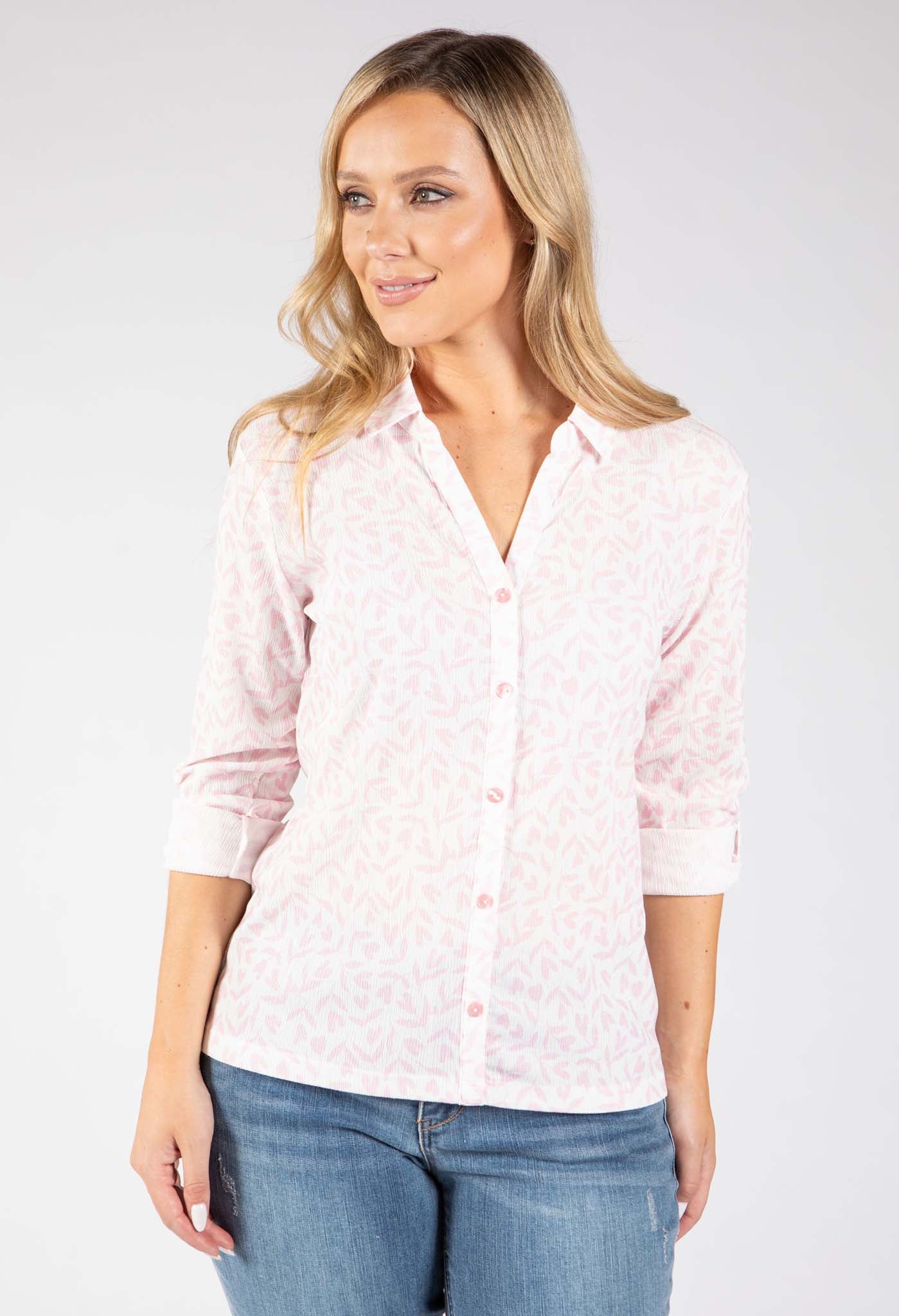 Leaf Print Blouse
