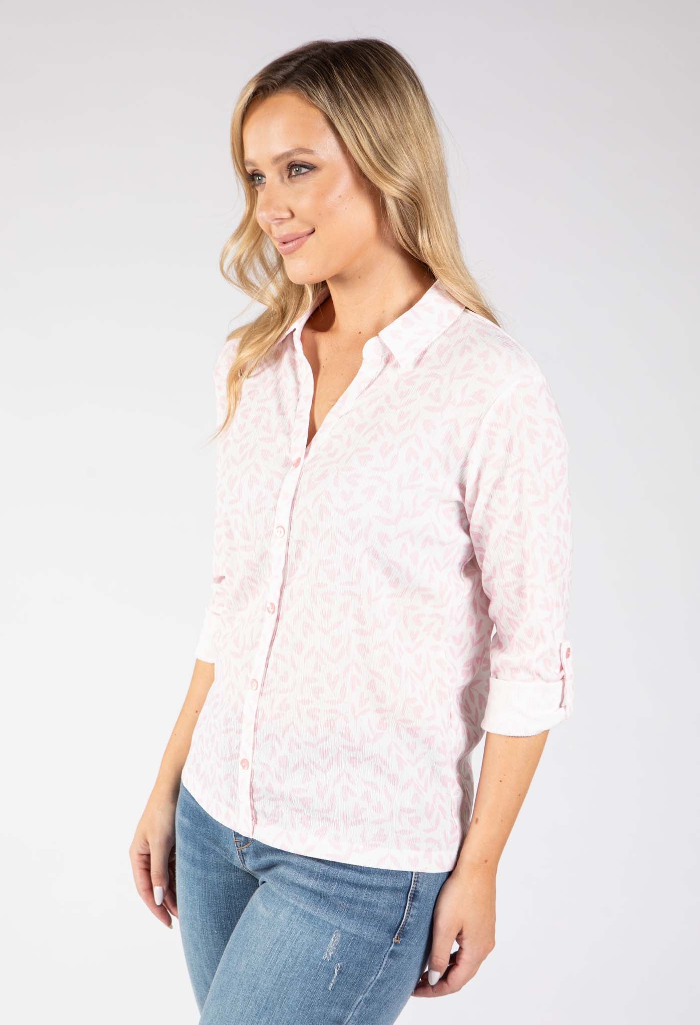 Leaf Print Blouse