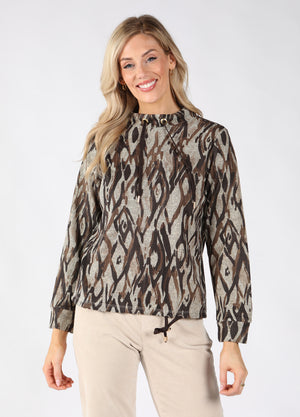 Abstract Print Top