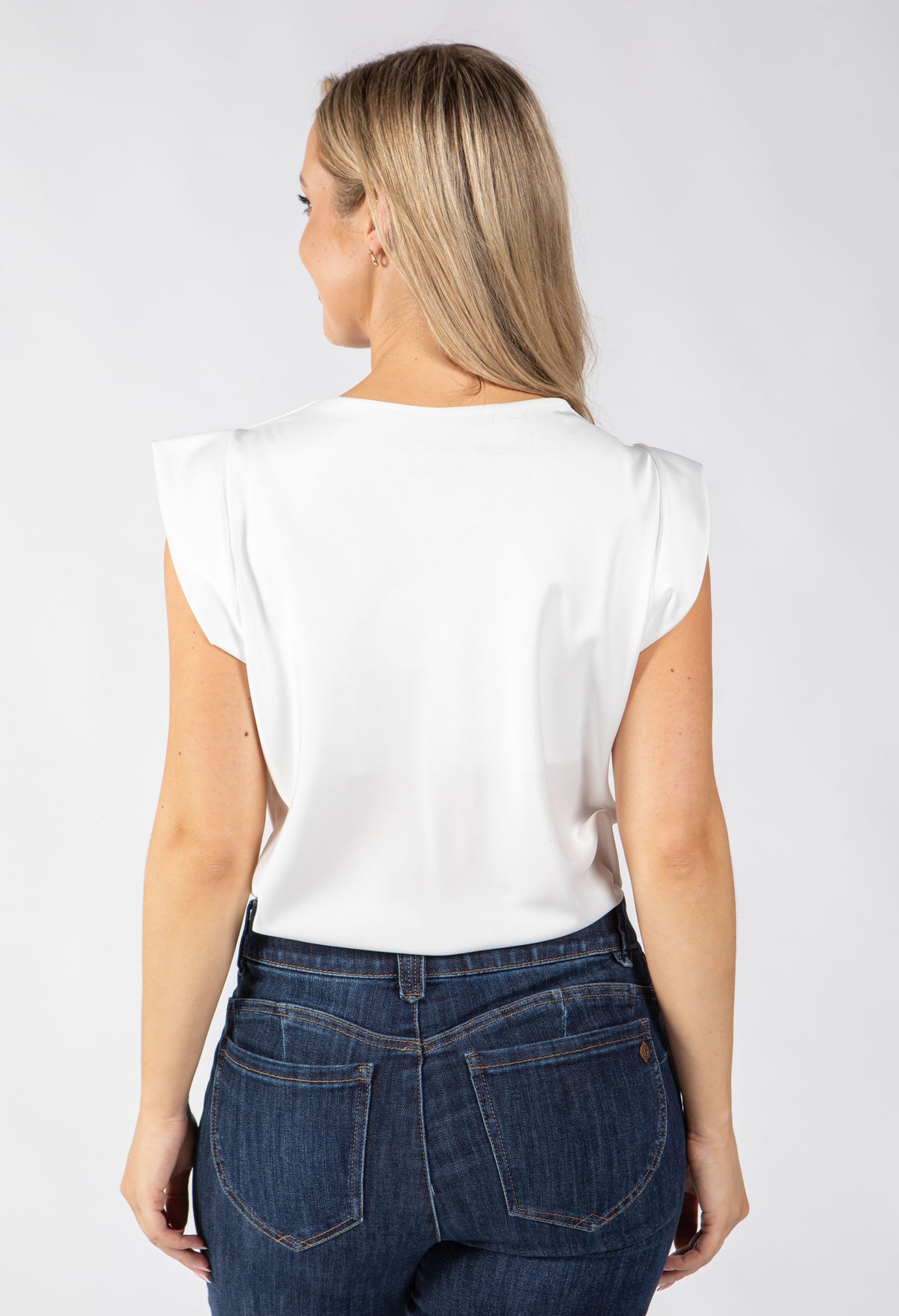 Cowl Neck Satin Blouse