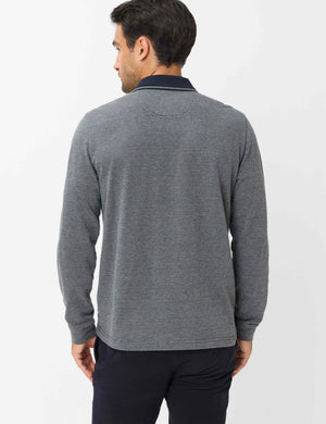 Jacquard Pattern Polo Top