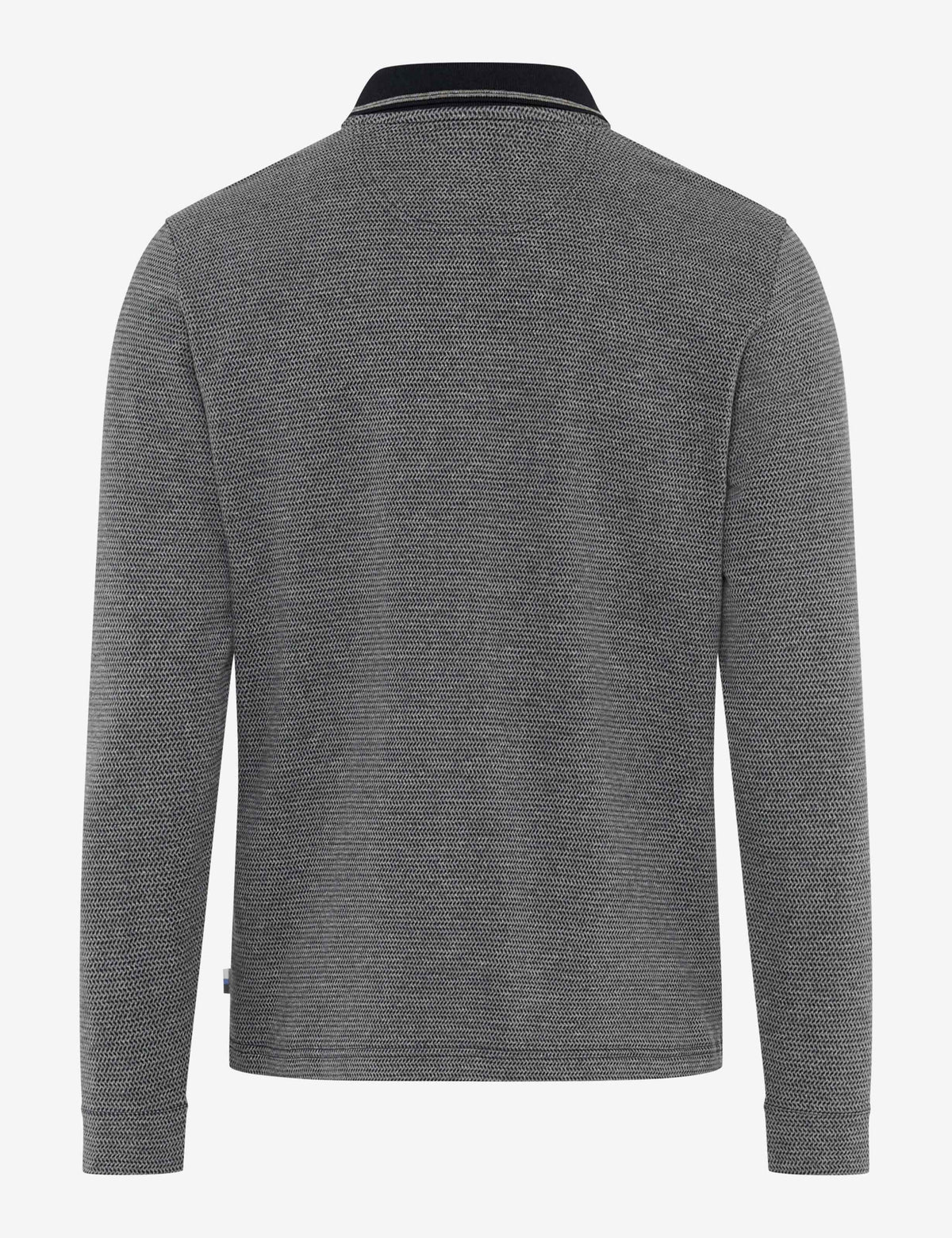 Jacquard Pattern Polo Top