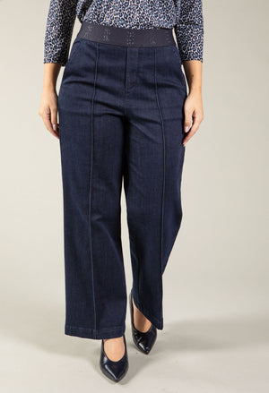 Sloane Wide Leg Denim Trousers