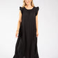 Plisse Pleated Pop Over Dress