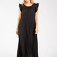 Plisse Pleated Pop Over Dress