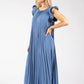 Plisse Pleated Pop Over Dress