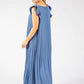 Plisse Pleated Pop Over Dress