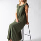 Plisse Pleated Pop Over Dress