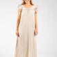 Plisse Pleated Pop Over Dress