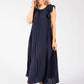 Plisse Pleated Pop Over Dress