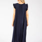 Plisse Pleated Pop Over Dress