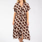 Geometric Print Shirt Dress