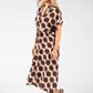 Geometric Print Shirt Dress