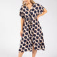 Geometric Print Shirt Dress
