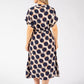 Geometric Print Shirt Dress