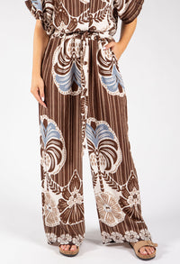 Abstract Print Trousers