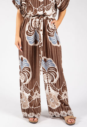 Abstract Print Trousers
