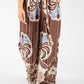 Abstract Print Trousers