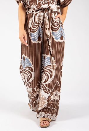 Abstract Print Trousers