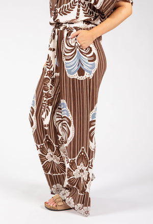 Abstract Print Trousers