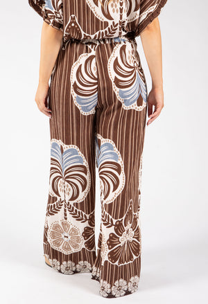 Abstract Print Trousers