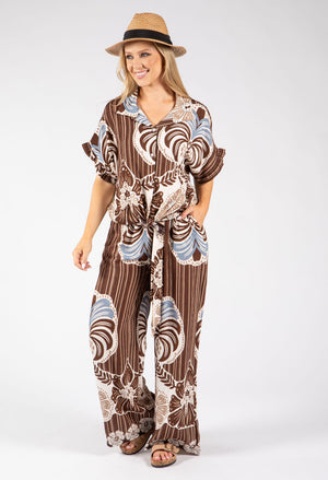 Abstract Print Trousers