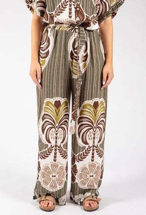 Abstract Print Trousers