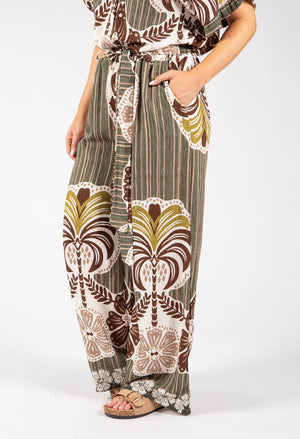 Abstract Print Trousers