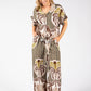 Abstract Print Trousers