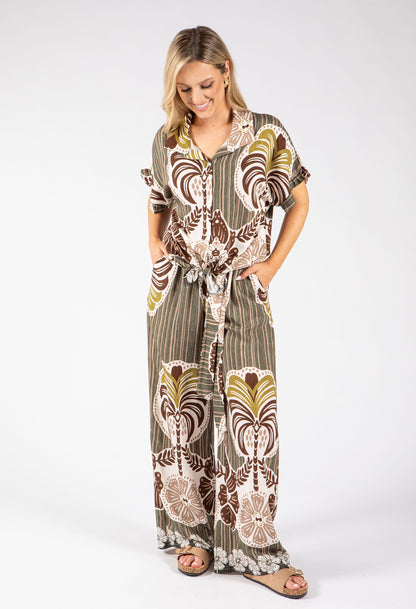 Abstract Print Trousers