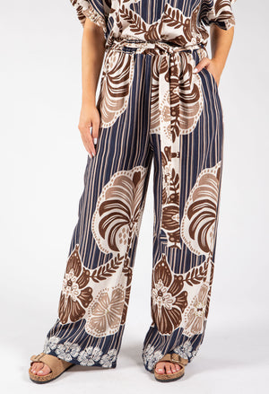 Abstract Print Trousers
