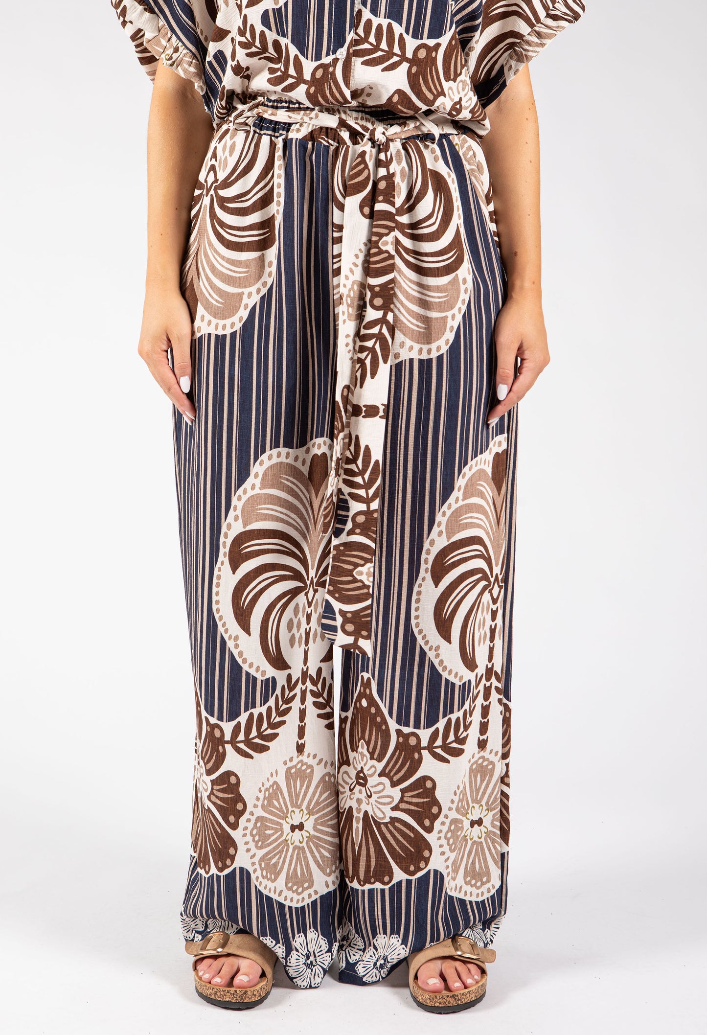 Abstract Print Trousers