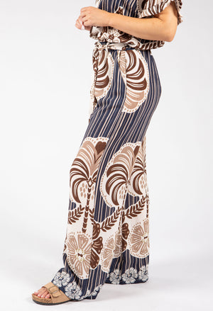 Abstract Print Trousers