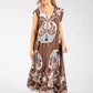 Abstract Print Summer Dress