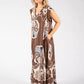 Abstract Print Summer Dress