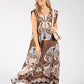 Abstract Print Summer Dress