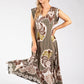Abstract Print Summer Dress