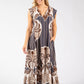Abstract Print Summer Dress