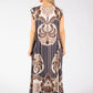 Abstract Print Summer Dress