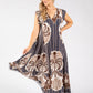 Abstract Print Summer Dress