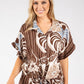 Abstract Print Blouse
