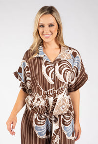 Abstract Print Blouse