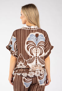Abstract Print Blouse